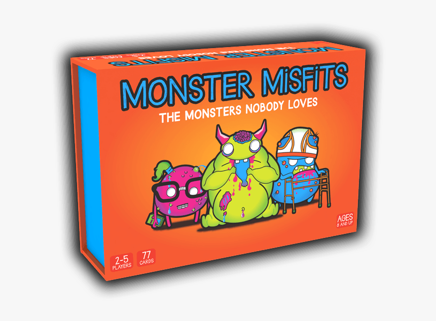 Monster Misfits - Card Game Monster Misfits, HD Png Download, Free Download