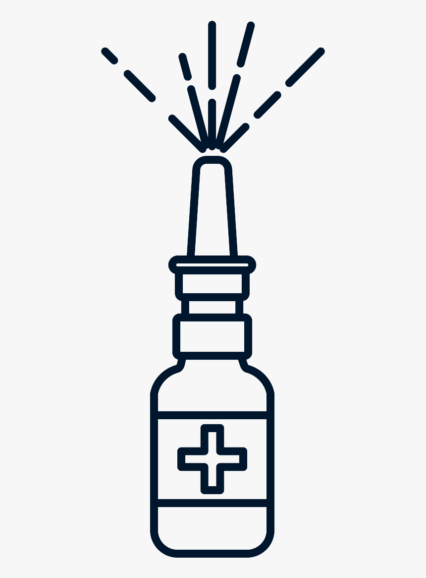 Nasal Spray Pharmaceutical Drug Computer Icons Nose - Nasal Spray Image Icon, HD Png Download, Free Download