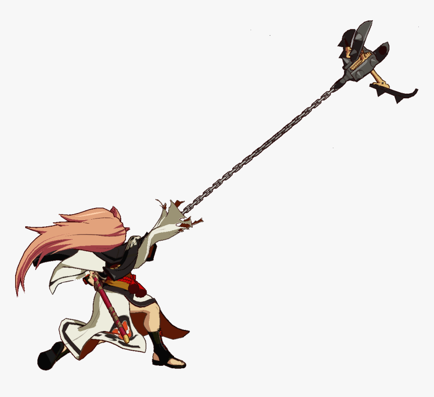 Ggxrd Baiken Kabari S - Baiken Moveset Gif, HD Png Download, Free Download