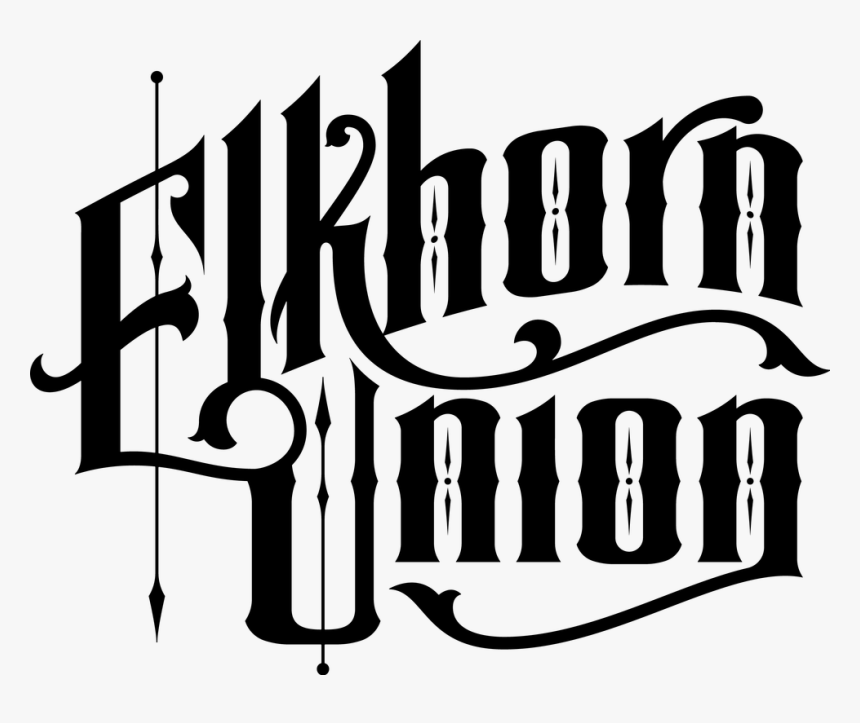 Elkhorn Union Logo Black - Illustration, HD Png Download, Free Download