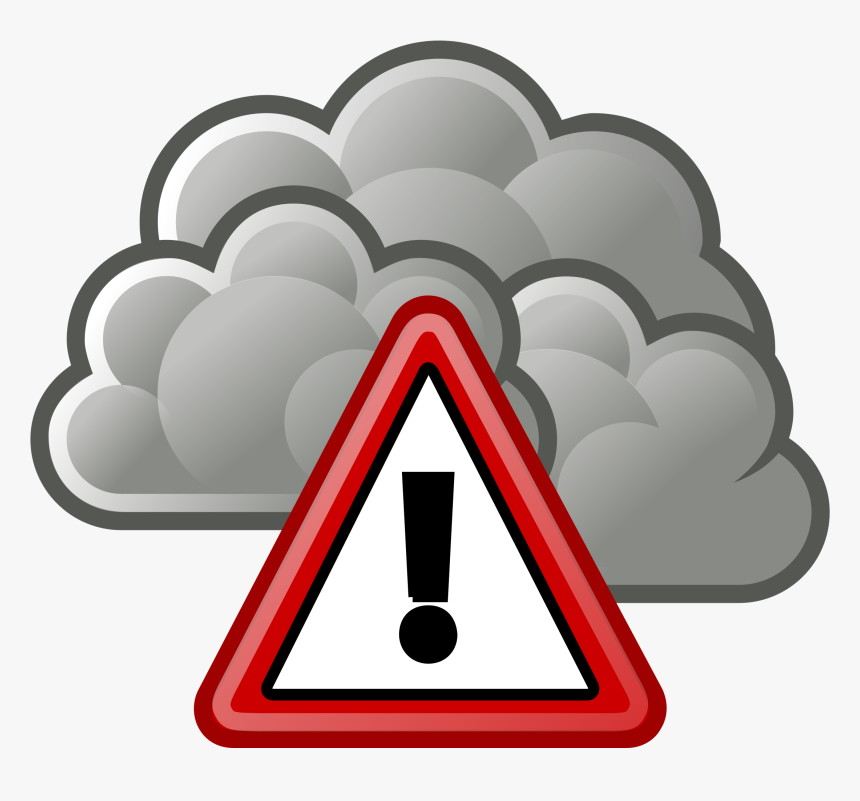 Alert Png Image File - Thunderstorm Clipart, Transparent Png, Free Download