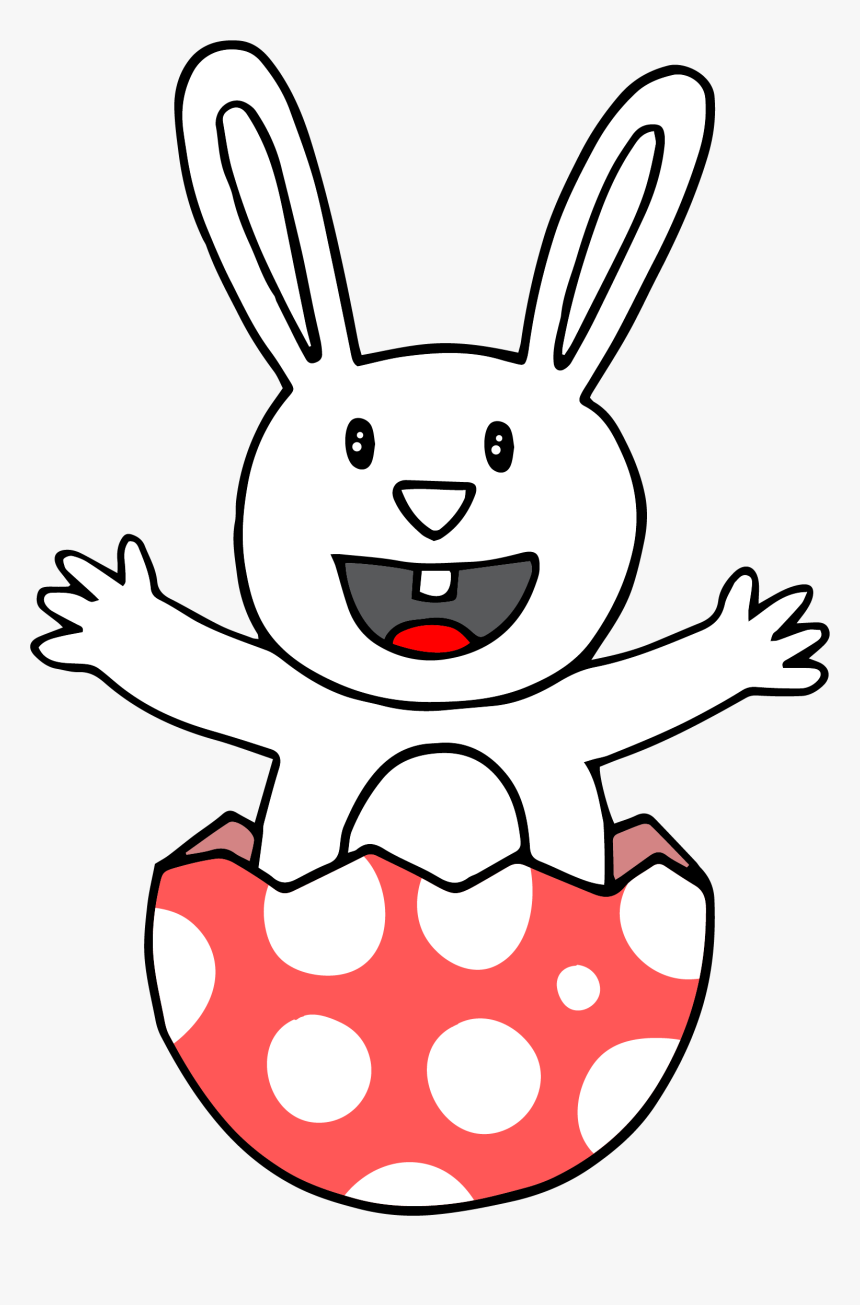Bunny Easter Egg Broken Png Picture - Portable Network Graphics, Transparent Png, Free Download