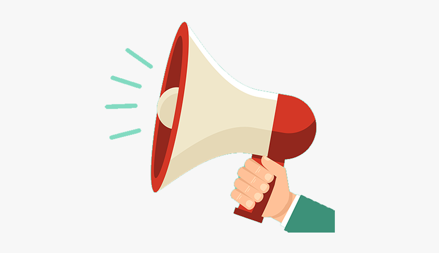 Hand With Megaphone Png, Transparent Png, Free Download