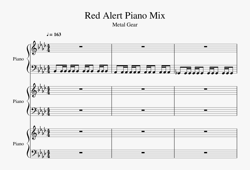 Metal Gear Alert Png - Sheet Music, Transparent Png, Free Download