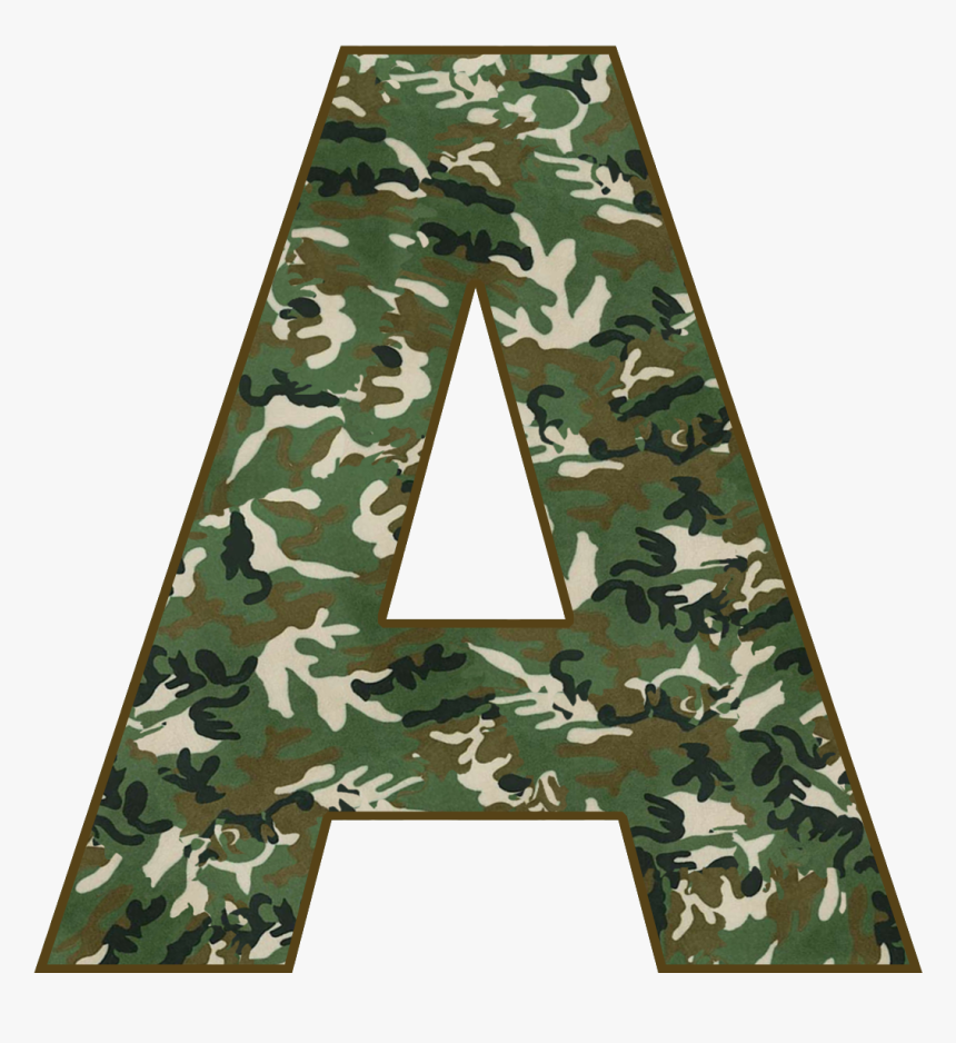 Letters In Camouflage, HD Png Download, Free Download