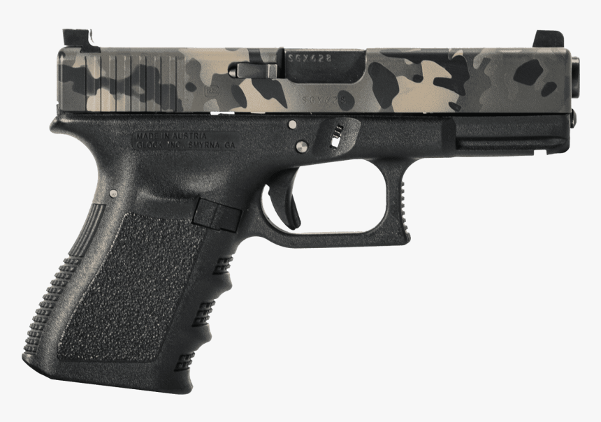 Glock 17 Camouflage Slide, HD Png Download, Free Download