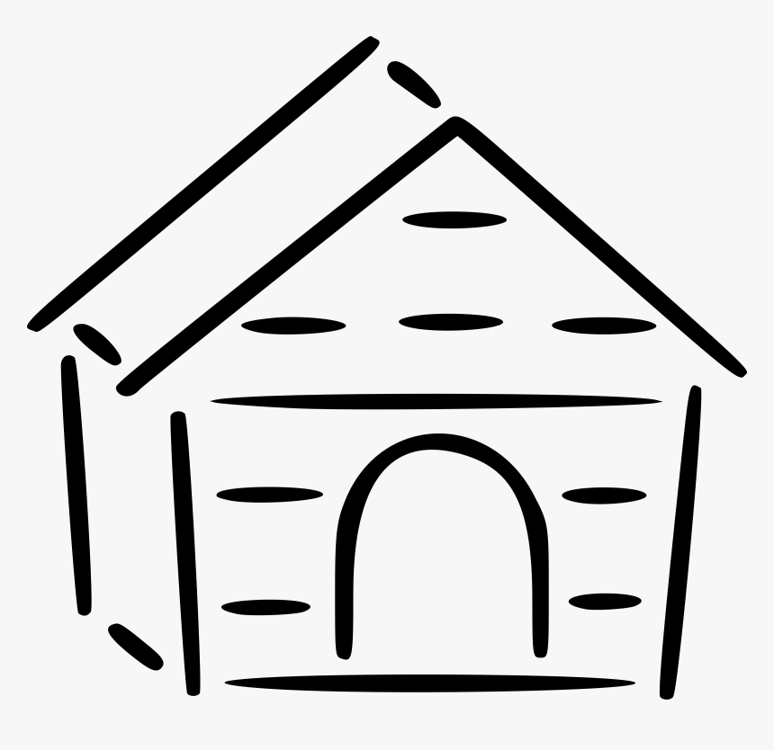 Dog House Clip Art Freeuse Download - Dog House Drawings Png, Transparent Png, Free Download