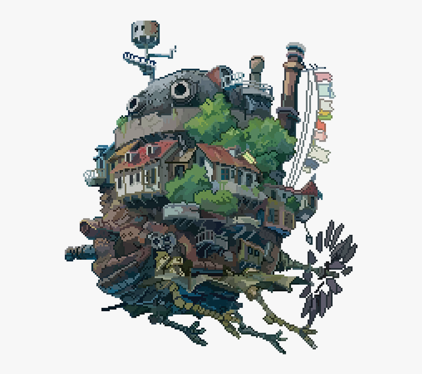 Howl S Moving Castle Png - Howl's Moving Castle Png, Transparent Png, Free Download