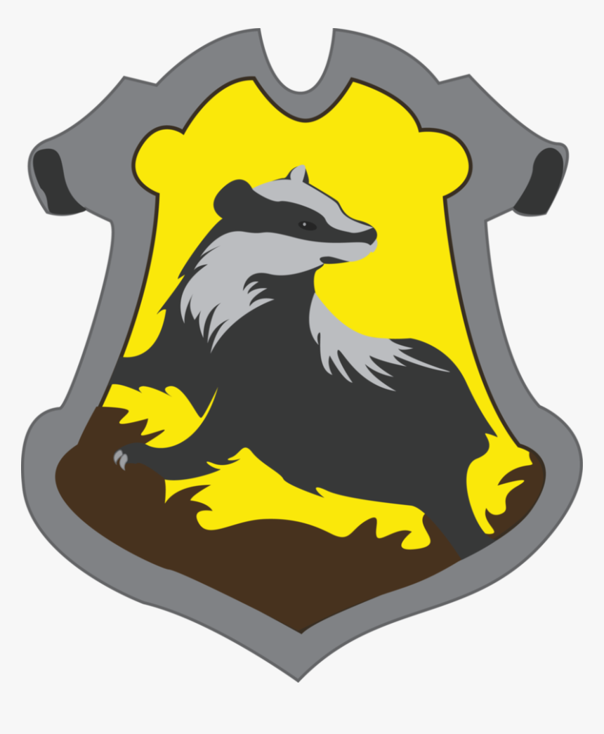 Hufflepuff Crest Png - Hufflepuff Crest Easy To Draw, Transparent Png, Free Download