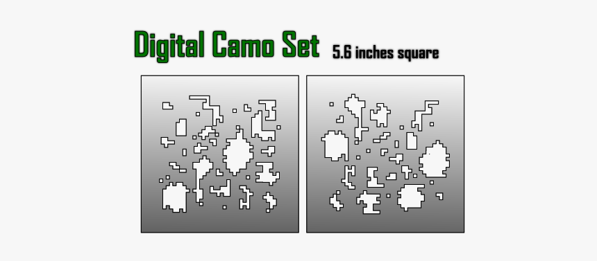 Hex Camo Pattern Stencil, HD Png Download, Free Download