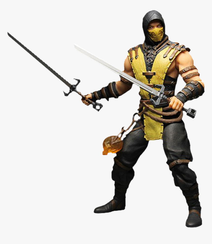 Mortal Kombat X - Mortal Kombat X Scorpion Action Figure, HD Png Download, Free Download