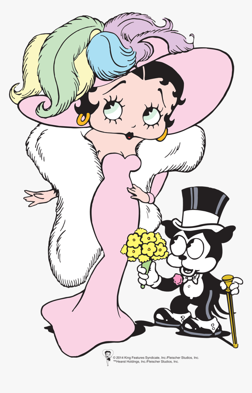 Betty In Easter Bonnet - Betty Boop Coloring Pages, HD Png Download, Free Download