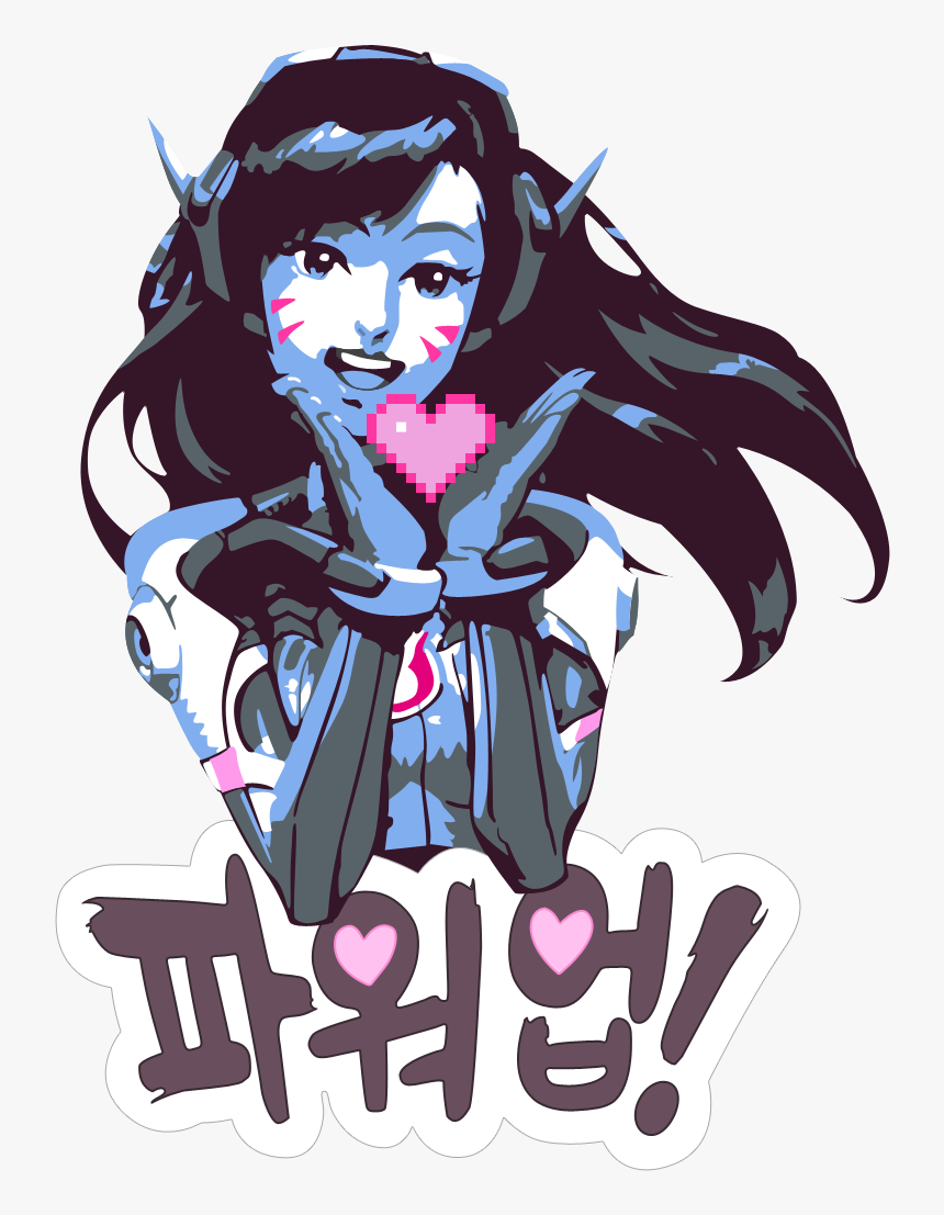 Overwatch Dva Wallpaper Iphone, HD Png Download, Free Download