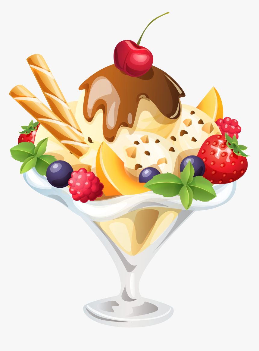 Ice Cream Sundae Png, Transparent Png, Free Download