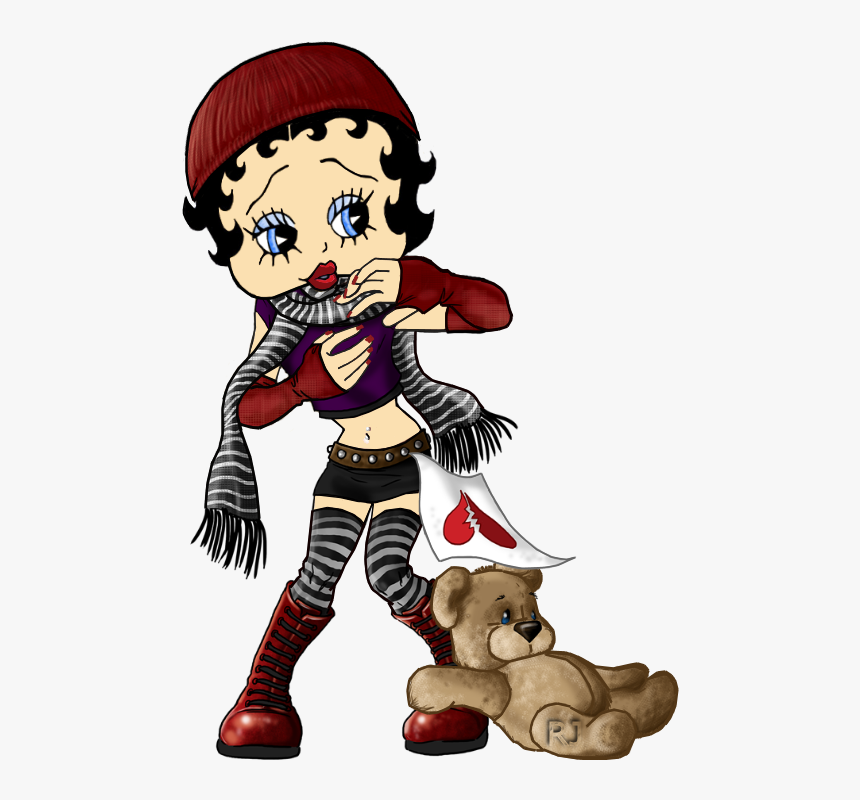 Broken Heart Betty Boop, Cleaning Hacks, Art Work, - Betty Boop Work, HD Png Download, Free Download