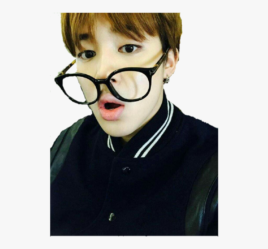 Jimin Bts Bangtan Bts Png Jimin Png - Jimin Con Lentes Png Hd, Transparent Png, Free Download