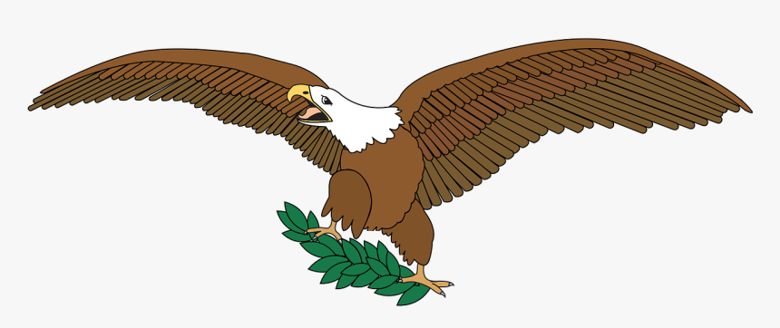Spread Eagle Peace Bird Flying Png Image - Eagle Spread Wings Png, Transparent Png, Free Download