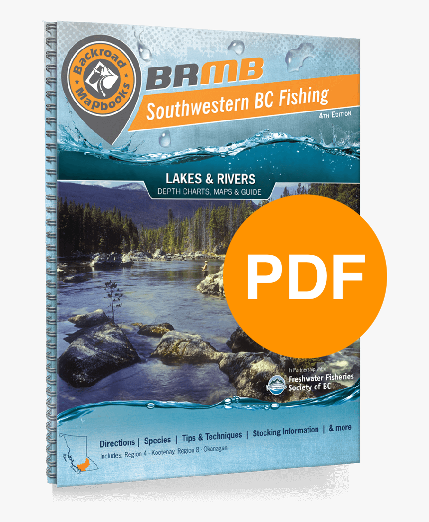 Southwestern Bc Fishing Mapbook - Tumuch Lake Depth Chart, HD Png Download, Free Download