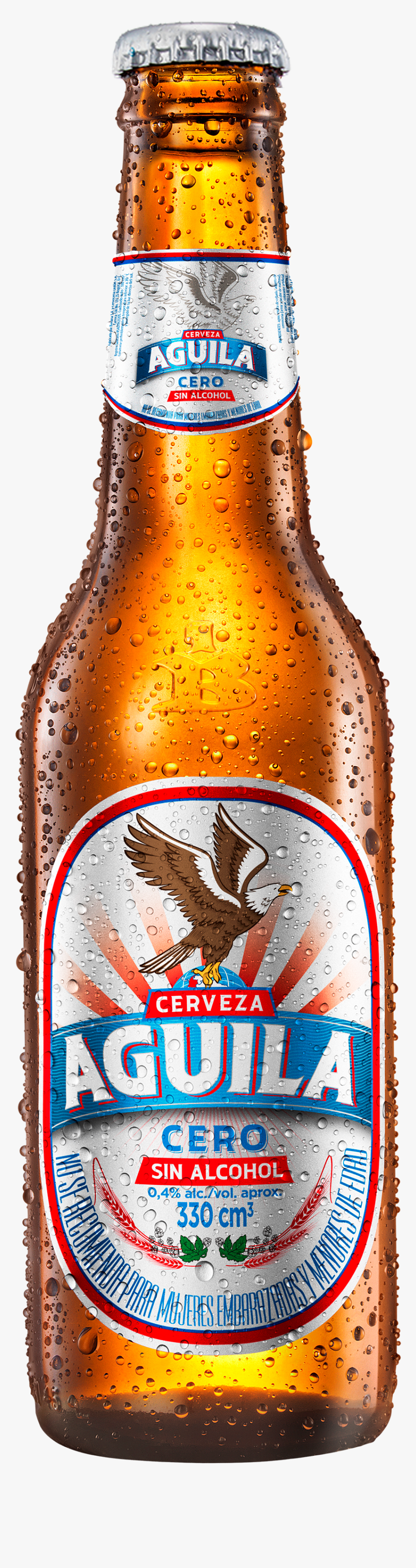 Botella 330 Centímetros Cúbicos Retornable De Aguila - Cerveza Aguila Negra Png, Transparent Png, Free Download