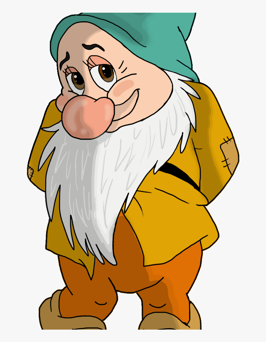 Picture Black And White Library Collection Of Person - Snow White Bashful Dwarf, HD Png Download, Free Download