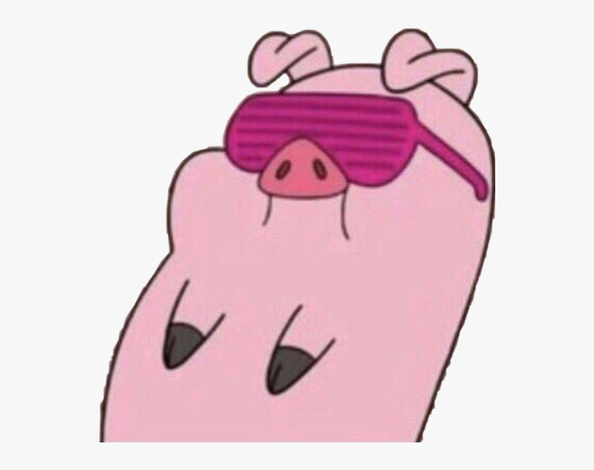 #pato #cerdo #chancho #cerdito #lentes #pink #rosa - Waddles Pig, HD Png Download, Free Download