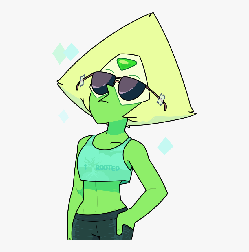 You Think Peridot Would Ever Wear A Crop Top To Relate - Steven Universe Crop Top, HD Png Download, Free Download