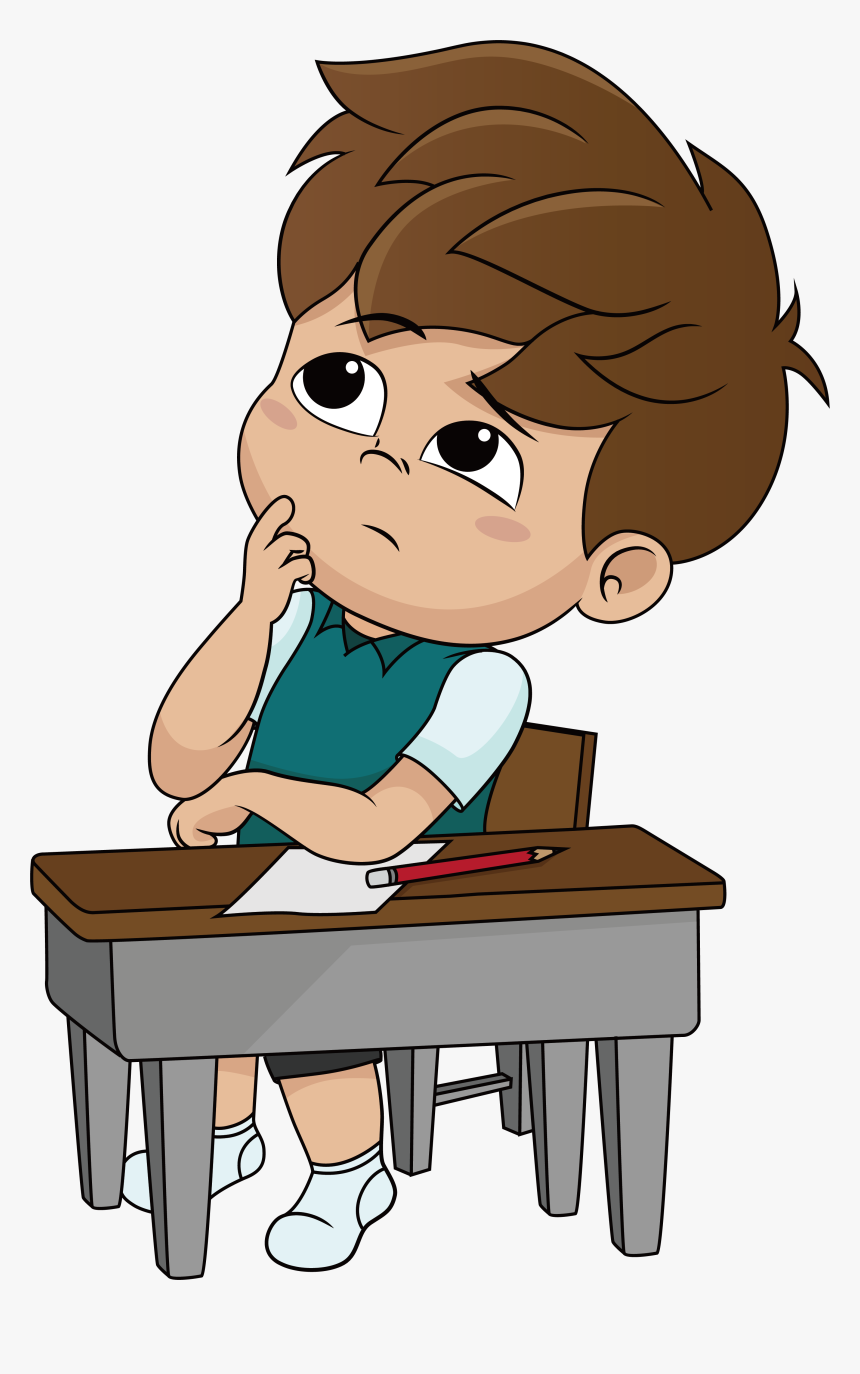 Boy Thinking Png Boy Thinking Clipart Transparent Png Kindpng