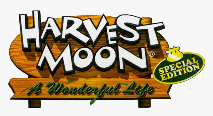 Transparent Harvest Moon Clipart - Harvest Moon A Wonderful Life Special Edition Logo, HD Png Download, Free Download