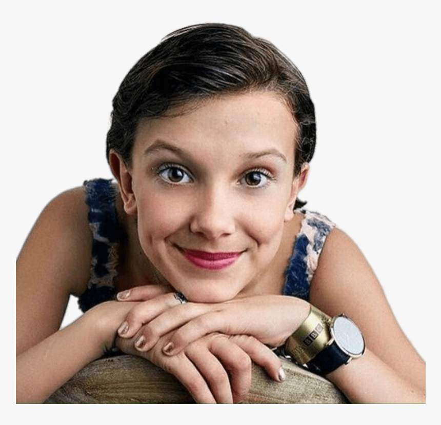 Eleven Stranger Things Millie Bobby Brown - Young Natalie Portman Millie Bobby Brown, HD Png Download, Free Download