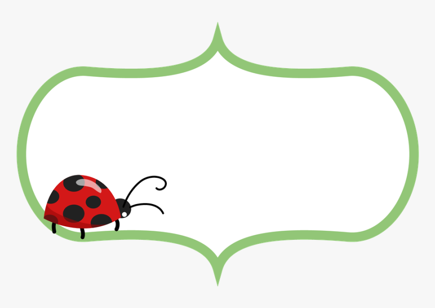 Frames E Molduras - Ladybug, HD Png Download, Free Download