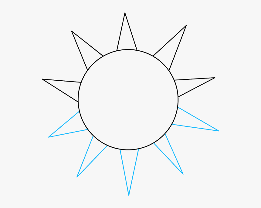 How To Draw Sun - Circle, HD Png Download, Free Download