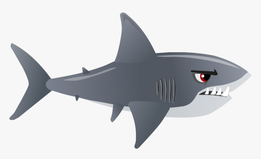 Download Shark Png Clipart - Transparent Background Shark Cartoon, Png Download, Free Download