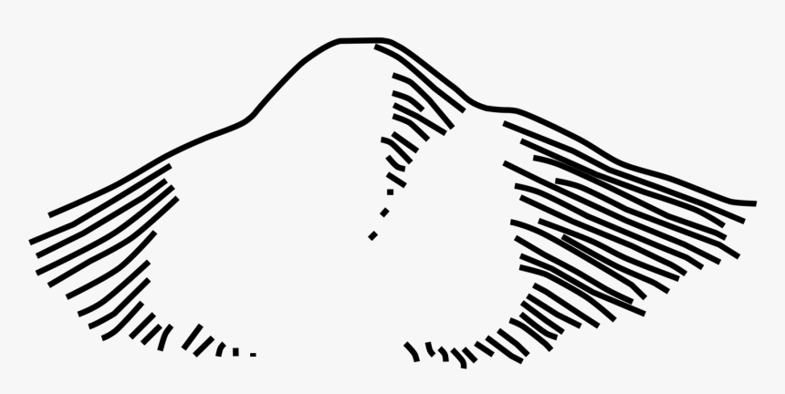 Computer Icons Map Symbolization - Mountain Symbol For Map, HD Png Download, Free Download