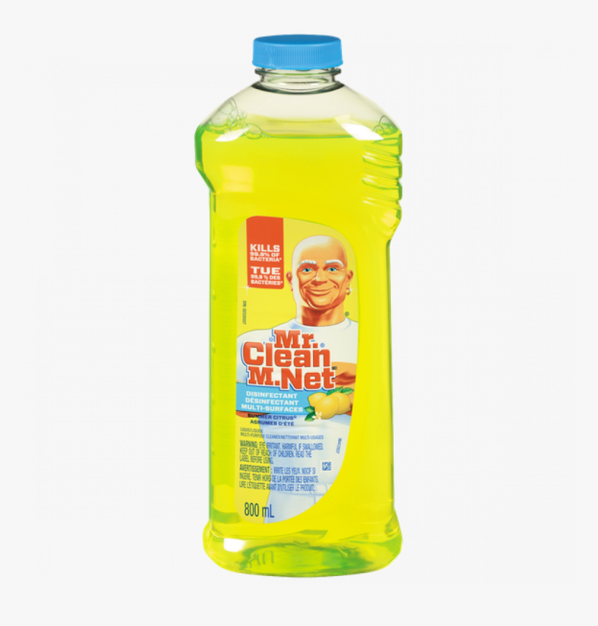 Mr Clean Liquid Cleaner Lemon 800 Ml 9/case - Mr Clean, HD Png Download, Free Download