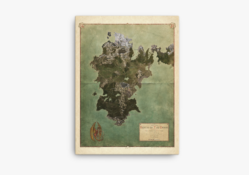 Critical Role Tal Dorei Map, HD Png Download, Free Download