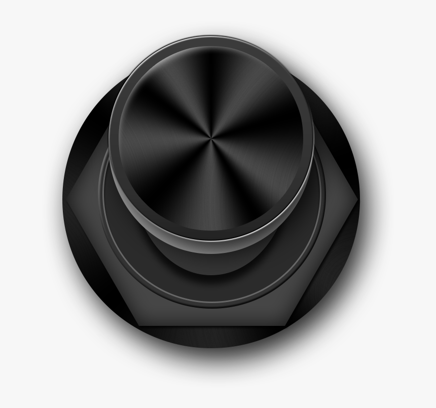 Knob Stomp Dark - Circle, HD Png Download, Free Download