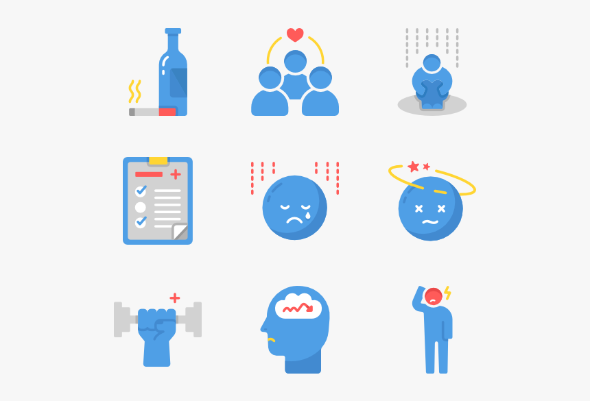 Stress Management - Stress Management Icons, HD Png Download, Free Download