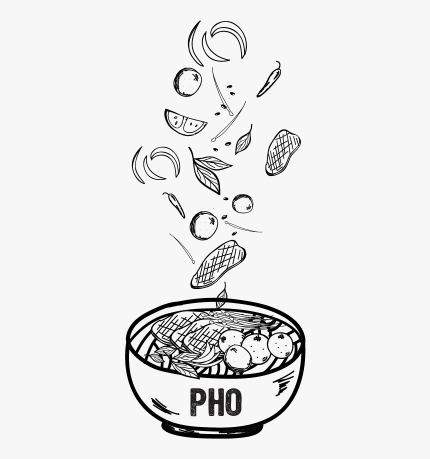 Pho Black And White, HD Png Download, Free Download