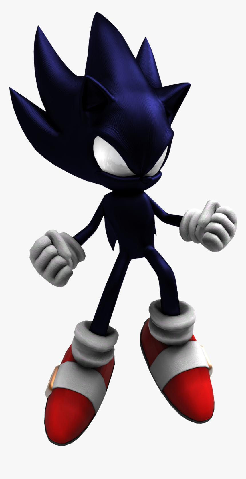 Sonic The Hedgehog Dark - Dark Super Sonic Png, Transparent Png, Free Download