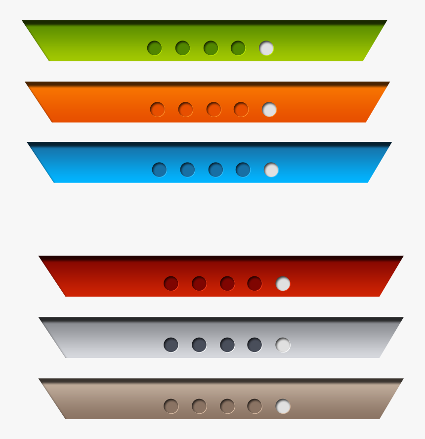 Gradient Button Png Photo - Graphic Design, Transparent Png, Free Download