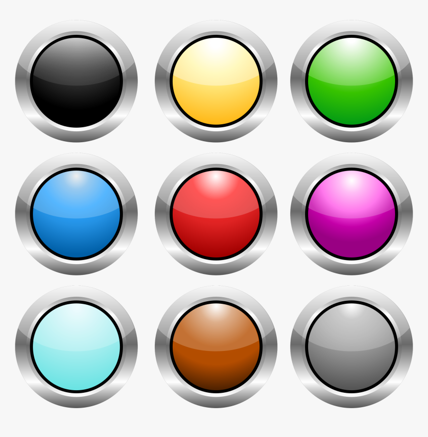Circle Web Buttons Png , Png Download - Circle Web Buttons Png, Transparent Png, Free Download