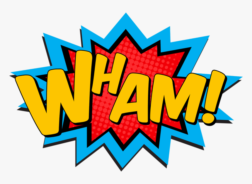 Pow Png Wham - Pop Art Superhero Png, Transparent Png, Free Download
