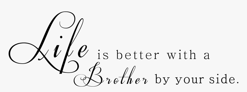 Transparent Word Art Png - Brother Word Art, Png Download, Free Download