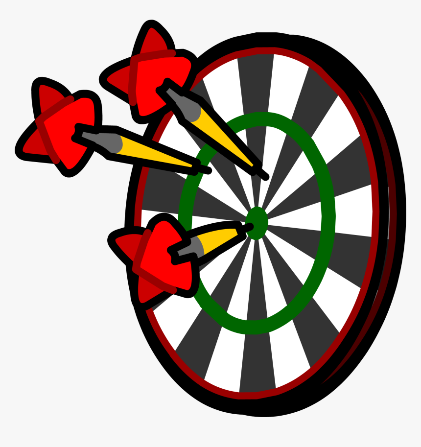 Transparent Nerf Bullet Png - Clip Art Dart Board, Png Download, Free Download