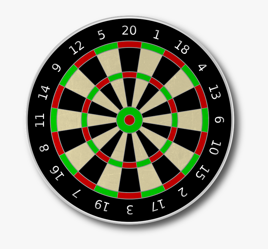 Dart Board, Darts, Target, Game Of Darts, Bull"s Eye - Dart Board Png, Transparent Png, Free Download