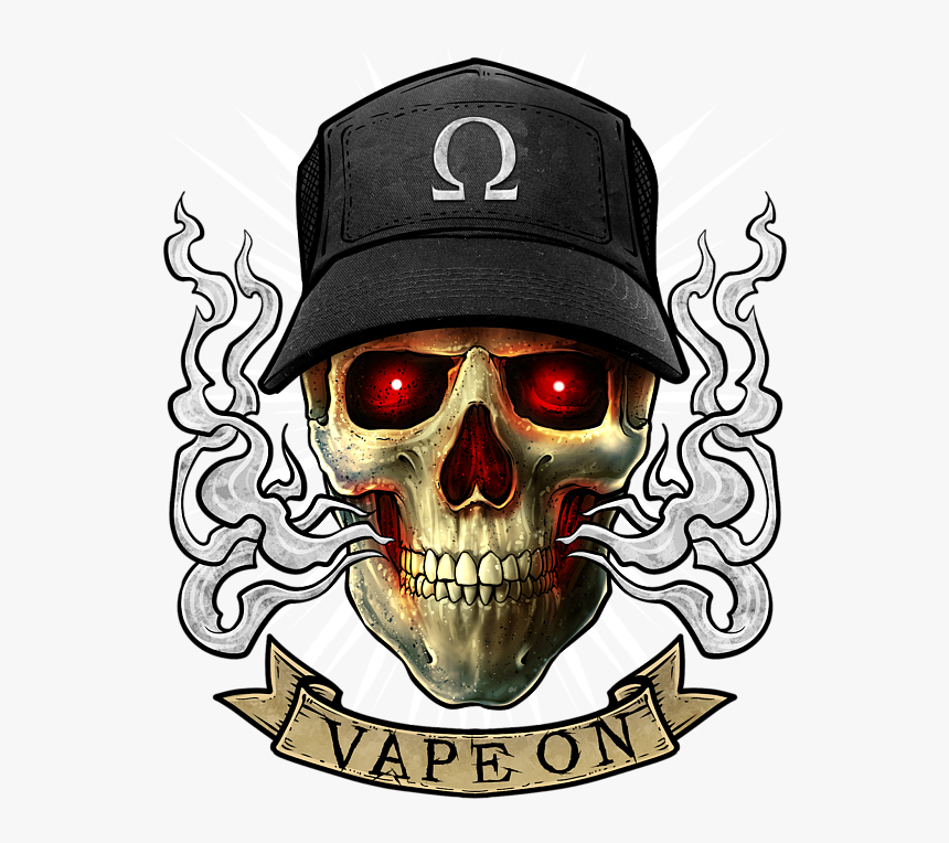 Vape Skull Png, Transparent Png, Free Download