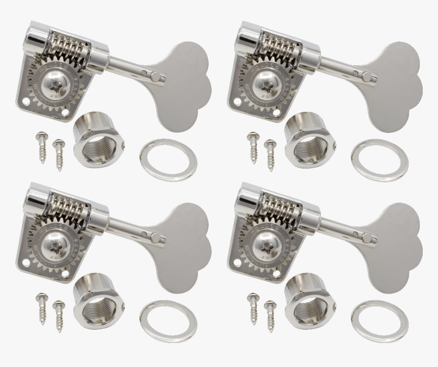 Gotoh, Res O Lite, Vintage Style Bass, Nickel, 4 In - Bass Guitar, HD Png Download, Free Download
