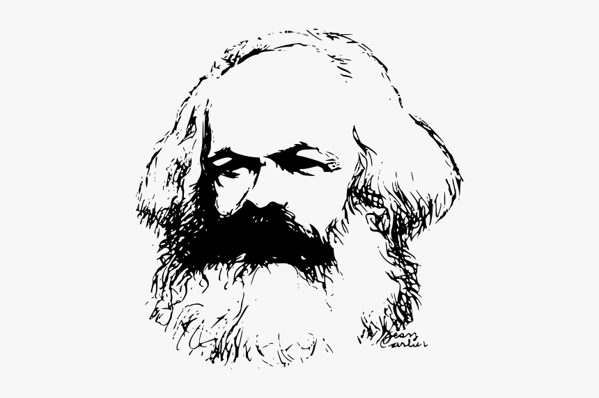 Karl Marx Portrait - Karl Marx Clip Art, HD Png Download, Free Download