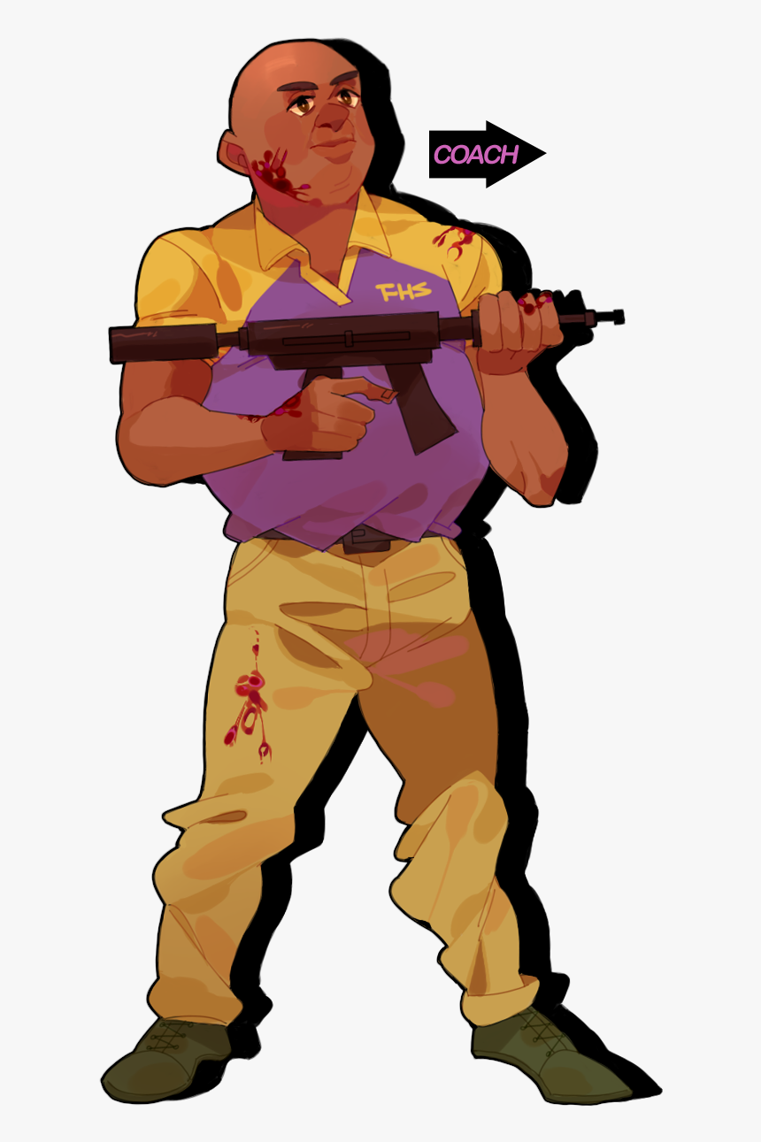 Nick Rochelle Left 4 Dead 2 Coach Ellis Left 4 Dead Meme Hd Png Download Kindpng