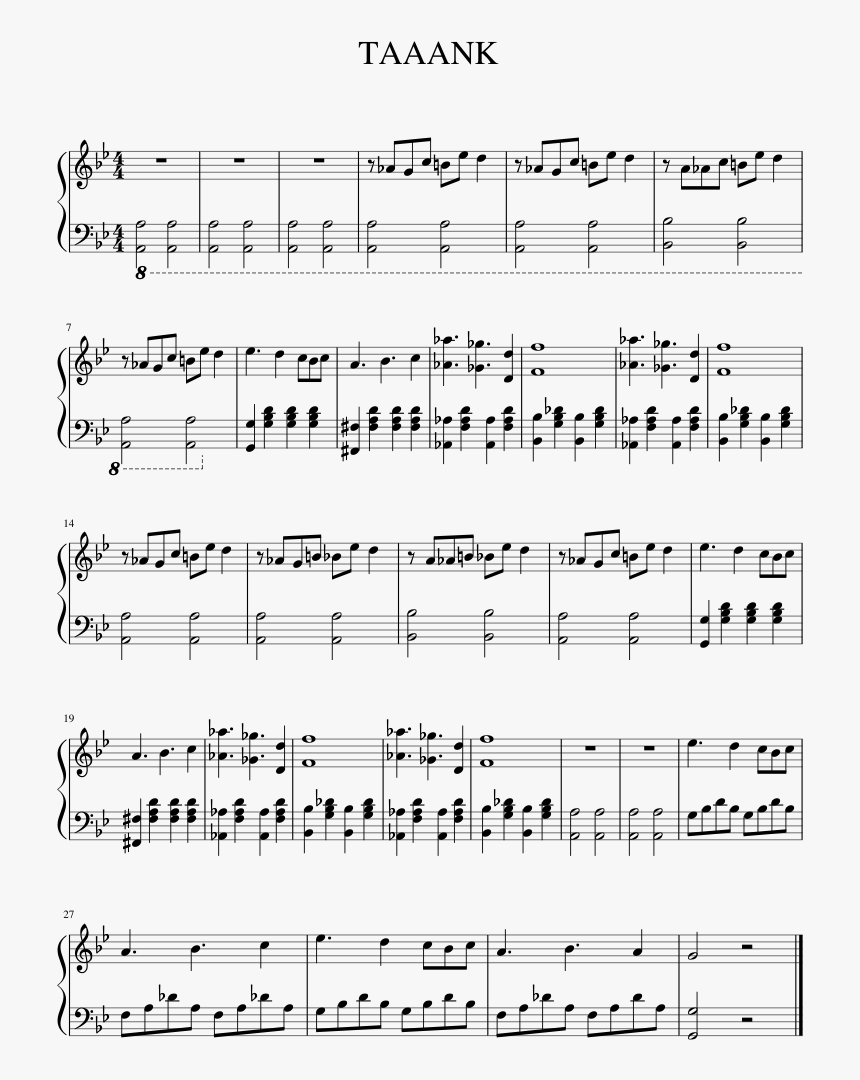 Left 4 Dead 2 Theme Sheet Music For Guitar Download - Harry Styles Piano Sheet Music, HD Png Download, Free Download